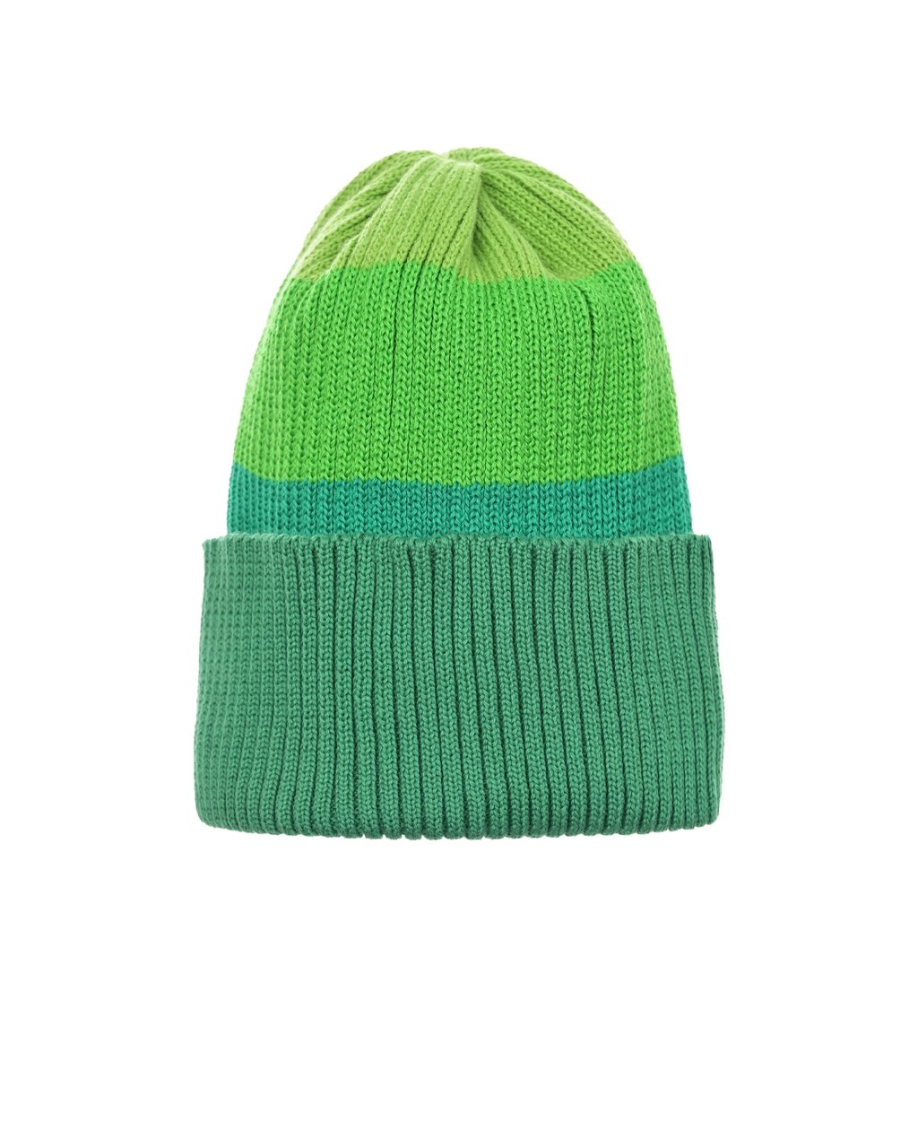 Зеленая шапка в полоску Regina от компании Admi - фото 1