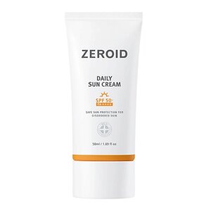ZEROID Солнцезащитный крем для кожи SPF 50+ Daily Sun Cream