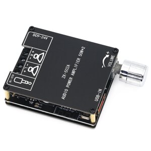 ZK-502A Bluetooth Audio Digital Power Усилитель Board Module 2.0 Stereo Dual Channel 50W + 50W