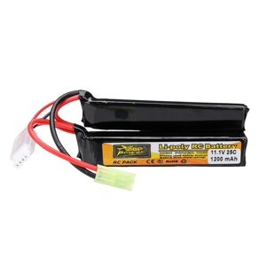 ZOP Power 11.1V 1200mAh 25C 3S LiPo Батарея Штекер Tamiya с T Plug Адаптерным кабелем для RC Авто
