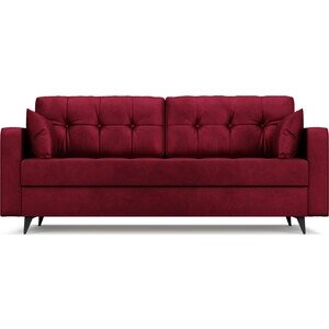 Диван Mebel Ars Снеп бархат красный star velvet 3 dark red