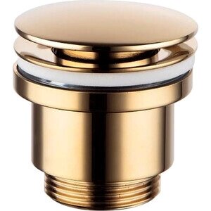 Донный клапан Lemark Click-clack 5/4 универсальный золото (LM8500G)