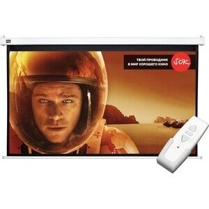 Экран для проектора S'OK Pro 360x200 Motoscreen 16:9 163 фибергласс (SCPSM-360x200FG)