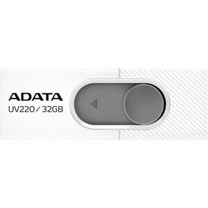 Флеш диск A-DATA 32gb UV220 AUV220-32G-RWHGY USB2.0 белый/серый