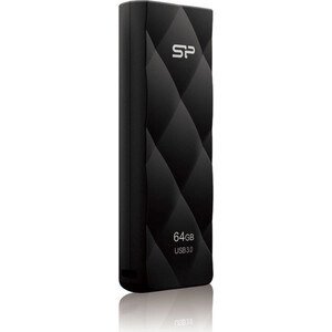 Флеш-диск Silicon Power 64Gb Blaze B20 Черный (SP064GBUF3B20V1K)