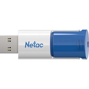 Флеш-накопитель NeTac U182 Blue USB3.0 Flash Drive 16GB, retractable