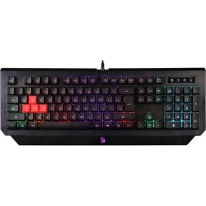 Игровая клавиатура A4Tech Bloody B120N черный USB Multimedia for gamer LED (подставка для запястий) (B120N)