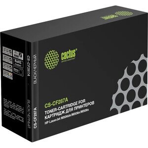 Картридж Cactus CS-CF287A black 9000стр.) для HP LaserJet M506dn/M506n/M506x) (CS-CF287A)