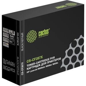 Картридж Cactus CS-CF287X black 18000стр.) для HP LaserJet M506dn/ M506n/ M506x) (CS-CF287X)