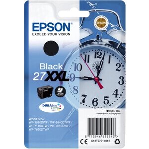 Картридж Epson C13T27914012, 34.1 мл, 2200 к., черный