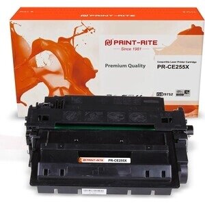 Картридж PRINT-RITE tfhaphbpu1J PR-CE255X CE255X black 12500стр.) для HP LJ P3015) (PR-CE255X)