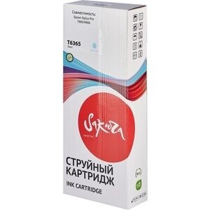 Картридж Sakura C13T636500 (T6365 Light Cyan) для Epson, светло-голубой, 700 мл.