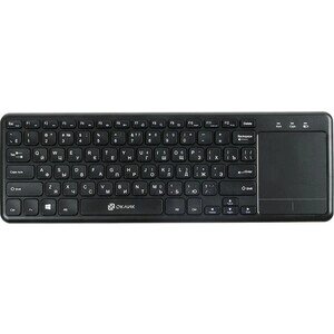 Клавиатура Oklick 830ST черный USB беспроводная slim Multimedia Touch (1011937)
