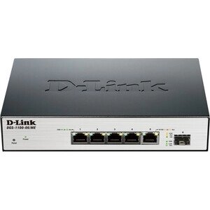 Коммутатор D-Link DGS-1100-06/ME/A1B 5G 1SFP настраиваемый