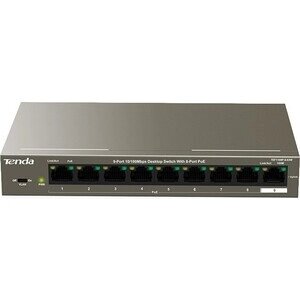 Коммутатор tenda 9PORT 10/100M POE TEF1109P-8-63W