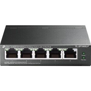 Коммутатор TP-Link TL-SF1005LP 5x100Mb 4PoE 41W неуправляемый