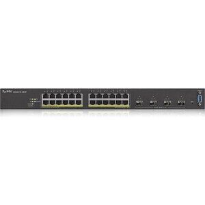 Коммутатор ZyXEL XGS2210-28HP, 24 port Gigabit L2 managed PoE+ switch, 375 Watt, 4x 10G (XGS2210-28HP-EU0101F)