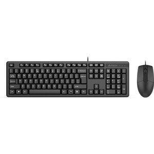 Комплект (клавиатура+мышь) A4Tech KK-3330 клав: черный мышь: черный USB (KK-3330 USB (BLACK