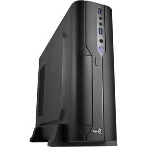 Корпус Aerocool SlimTower CS-101 black 400W slim (mATX, Mini-ITX, 2xUSB3.0, 400W) (4713105954722)