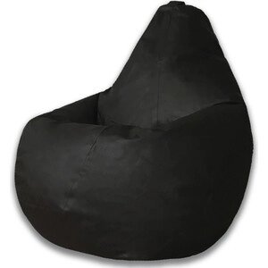 Кресло-мешок DreamBag Черная экокожа 3XL 150x110