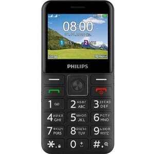 Мобильный телефон Philips E207 Xenium 32Mb черный