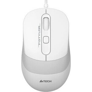 Мышь A4Tech Fstyler FM10 белый/серый оптическая (1600dpi) USB (4but)