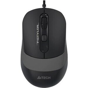 Мышь A4Tech Fstyler FM10 черный/серый оптическая (1600dpi) USB (4but)