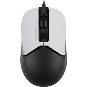 Мышь A4Tech Fstyler FM12S Panda белый/черный оптическая (1200dpi) silent USB (3but)