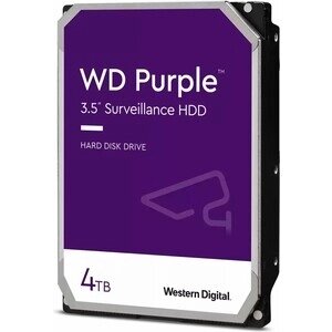 Накопитель western digital (WD) HDD SATA-III 4tb purple (5400rpm) 256mb 3.5 (WD43PURZ)