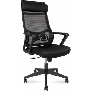 Офисное кресло NORDEN Tender 919A черный пластик / черная сетка / черная ткань