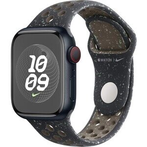 Смарт-часы Apple Watch Series 9 A2978 41мм OLED корп. темная ночь Nike Sport Band разм. брасл. S/M (MR9L3LL/A/MUUN3AM/A)
