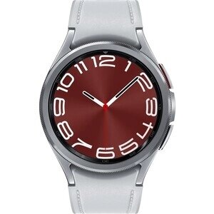 Смарт-часы Samsung Galaxy Watch 6 Classic 43мм 1.3 AMOLED корп. серебристый рем. серебристый (SM-R950NZSACIS)