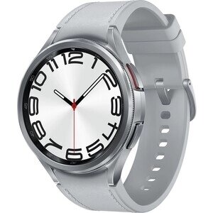 Смарт-часы Samsung Galaxy Watch 6 Classic 47мм 1.5 AMOLED корп. серебристый рем. серебристый (SM-R960NZSACIS)