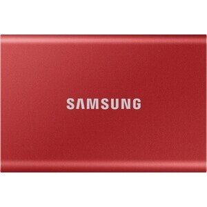 SSD накопитель samsung 1TB т7 portable MU-PC1t0R, V-NAND, USB 3.2 gen 2 type-C [R/W - 1000/1050 MB/s] red