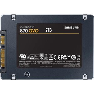 SSD накопитель samsung 2TB 870 QVO, V-NAND, 2.5, SATA III,R/W - 530/560 MB/s]