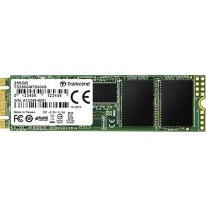 SSD накопитель transcend 256GB MTS830, M. 2 2280, SATA, 3D TLC, with DRAM [R/W - 530/400 MB/s]