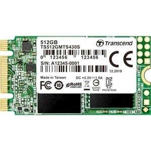 SSD накопитель transcend 512gb M. 2 TS512GMTS430S