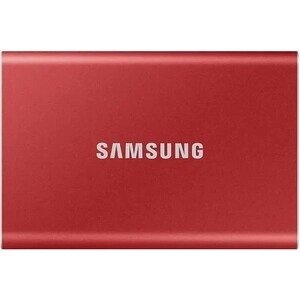 Твердотельный накопитель Samsung External SSD T7, 2000GB, USB Type-C, Red (MU-PC2T0R/WW)