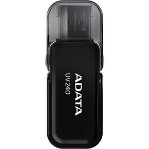 USB-накопитель A-DATA 64gb UV240 USB 2.0 flash drive, black (AUV240-64G-RBK)