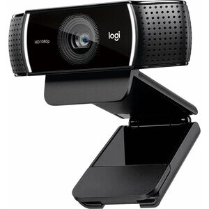 Веб-камера Logitech C922 Pro Stream black (2MP, 1920x1080, микрофон, USB 2.0) (960-001089)