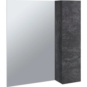 Зеркало-шкаф Emmy Стоун 60х70 правый, серый бетон (stn60mir-r)