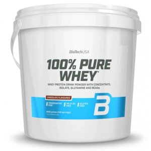 100 Pure WHEY Biotech 4000 gr, 142 порции (й), шоколад