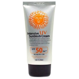 3W Clinic крем Intensive UV Sun Block Cream SPF 50, 70 мл