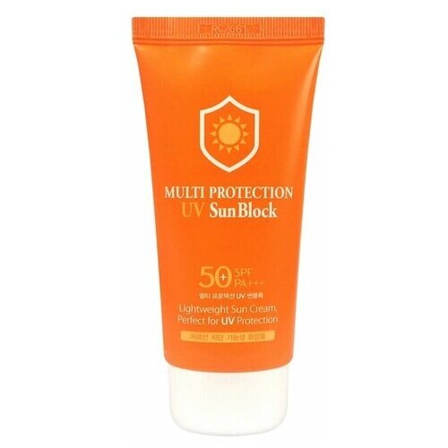 3W clinic MULTI protection UV SUN BLOCK солнцезащитный крем 70мл