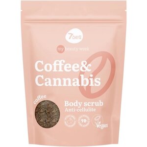 7DAYS Скраб для тела антицеллюлитный Coffee&Cannabis 250 г 1 шт. 1 шт. коричневый