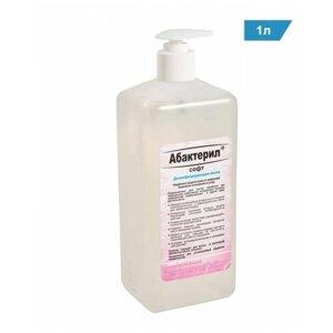 Абактерил Жидкое мыло абактерил-софт, противовирусное, твердый флакон с насос-дозатором, 1 л