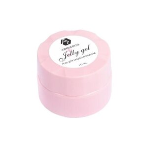 ADRICOCO гель-желе Jelly gel однофазный камуфлирующий для моделирования, 10 мл,19 бледный розовый