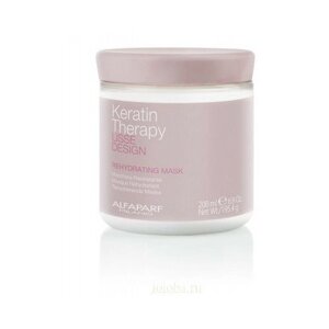 Alfaparf Milano Lisse Design: Кератиновая увлажняющая восстанавливающая маска для волос (Rehydrating Mask), 500мл