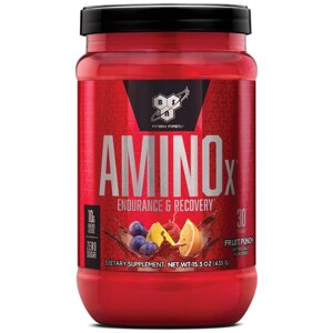 Аминокислота BSN Amino-X, фруктовый пунш, 435 гр.