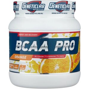 Аминокислота Geneticlab Nutrition BCAA Pro, апельсин, 500 гр.